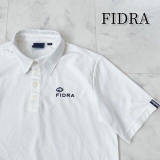 フィドラ(FIDRA)のFIDRA フィドラ ポロシャツ　刺繍 襟裏チェックメンズM(ウエア)