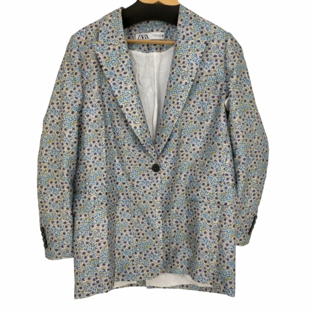 ZARA(ザラ) Floral blazer 1B 花柄テーラードジャケット