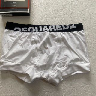 ディースクエアード(DSQUARED2)の【新品・未使用】DSQUARED2 UNDERWEARボクサーパンツ白Sサイズ(ボクサーパンツ)