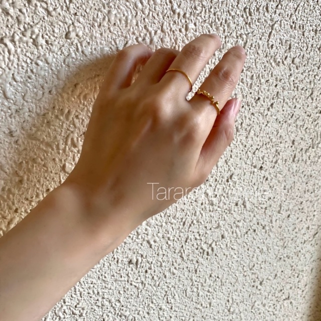 バース 様♡●stainless ミックスsmall dotリング●金アレ対応 レディースのアクセサリー(リング(指輪))の商品写真