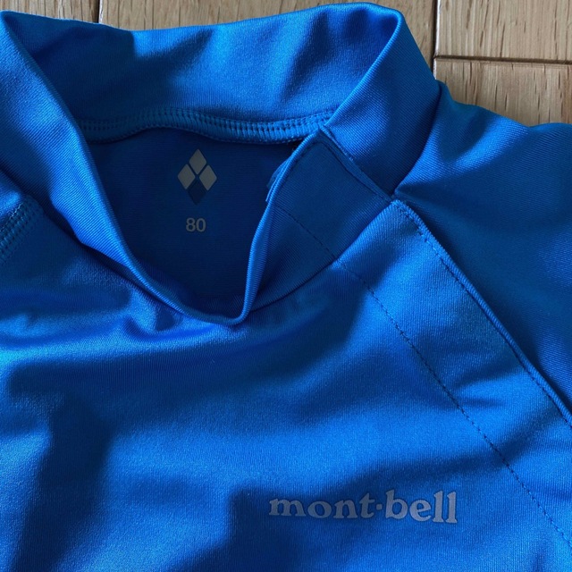 mont bell(モンベル)の新品　未着用　モンベル　ラッシュガード　水着　スイムウェア　80 キッズ/ベビー/マタニティのベビー服(~85cm)(水着)の商品写真