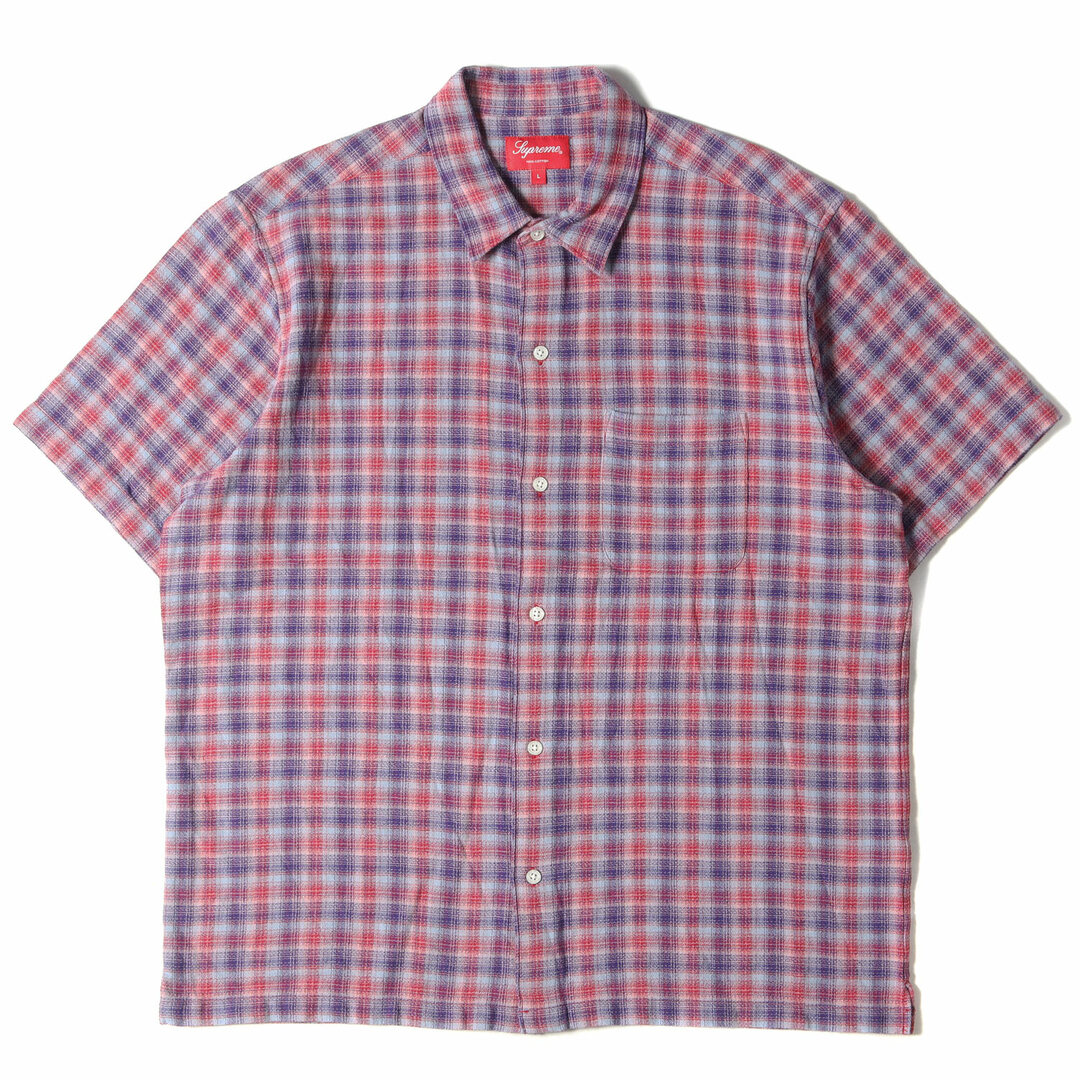 Supreme S/S Plaid Flannel Shirt 半袖ネルシャツ