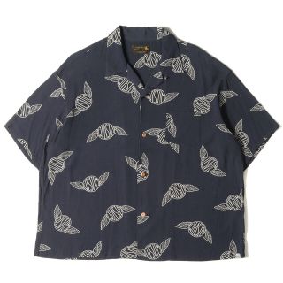 VISVIM ビズビム 19SS 0119105011005 ALBACORE JUMBOSHIRT L/S シャンブレー ペイズリー 長袖 シャツ ブルー系 1