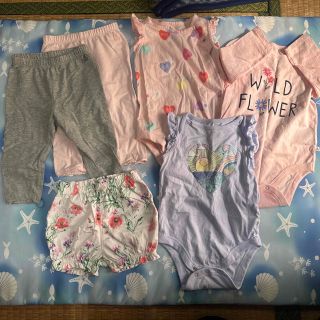 ベビーギャップ(babyGAP)のベビーギャップ　ロンパース・パンツ6点セット(ロンパース)