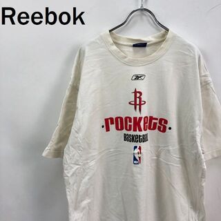 リーボック(Reebok)のリーボック 半袖 Tシャツ NBA ロケッツ コットン バスケットボール XL(Tシャツ/カットソー(半袖/袖なし))