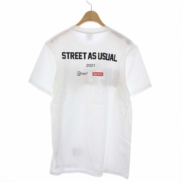 Supreme(シュプリーム)のSUPREME WTAPS 21AW Sic'em! Tee Tシャツ 白 メンズのトップス(Tシャツ/カットソー(半袖/袖なし))の商品写真