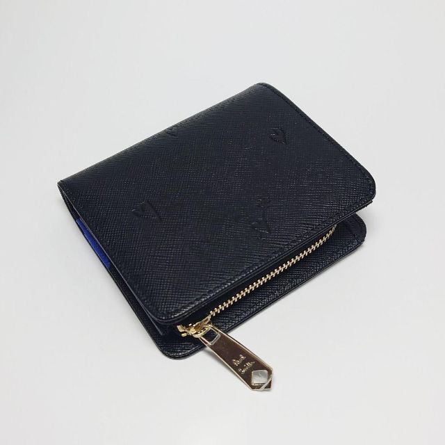 【新品未使用】ポールスミス 二つ折り財布スミシーハート793 ブラック