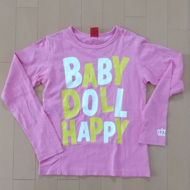 BABYDOLL(ベビードール)のBABYDOLL 長袖 シャツ 140 キッズ/ベビー/マタニティのキッズ服女の子用(90cm~)(Tシャツ/カットソー)の商品写真