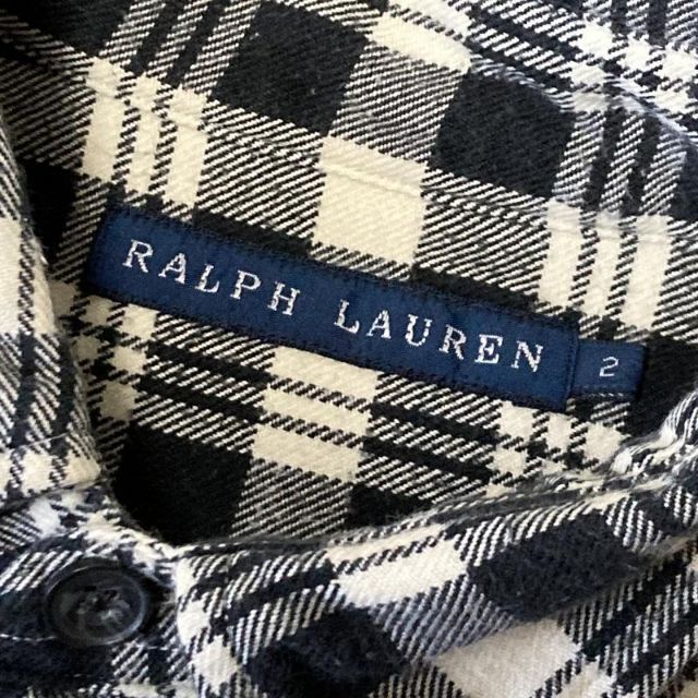 Ralph Lauren(ラルフローレン)の【大人気】RALPH LAUREN 切り替えシャツ チェック レザー 長袖 メンズのトップス(Tシャツ/カットソー(七分/長袖))の商品写真