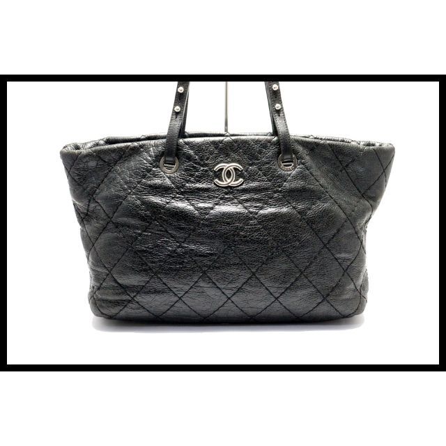 CHANEL - シャネル オンザロードワイルドステッチ SV金具 トート
