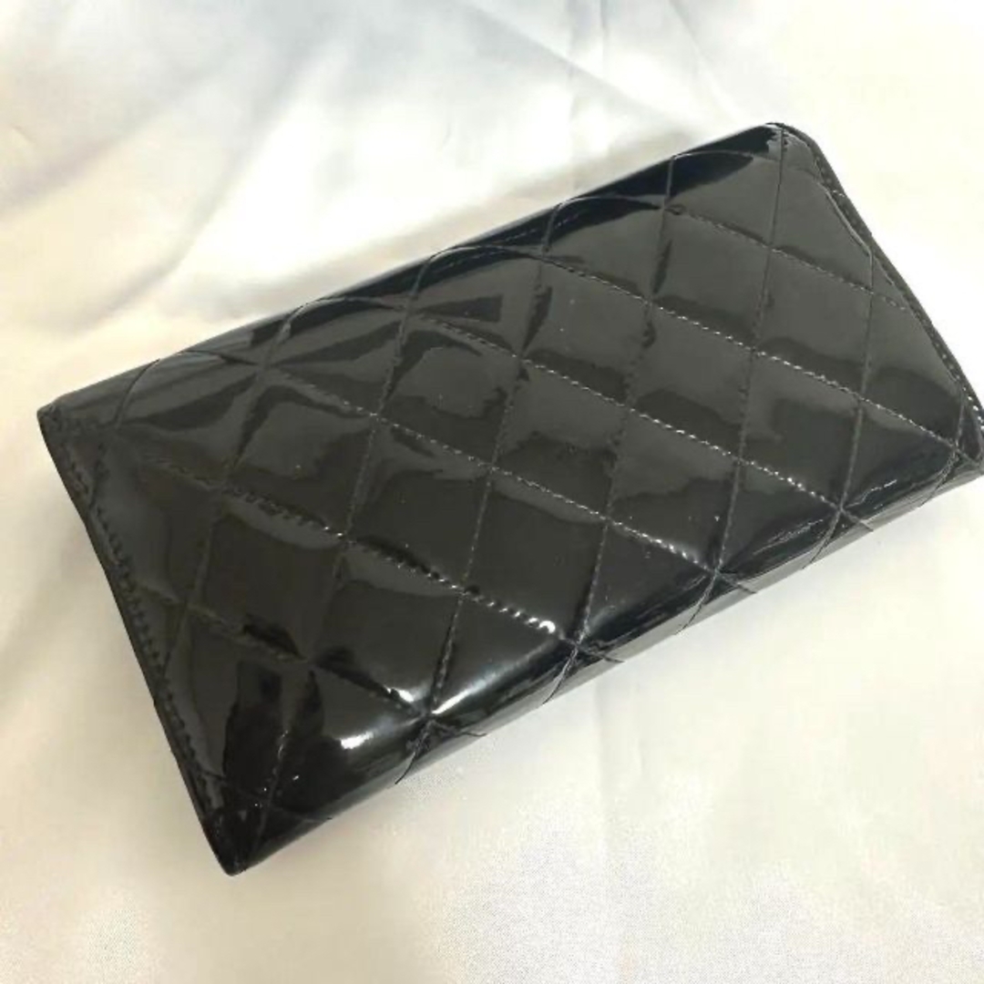 CHANEL   CHANEL シャネル ブリリアント 長財布 マトラッセ エナメルの