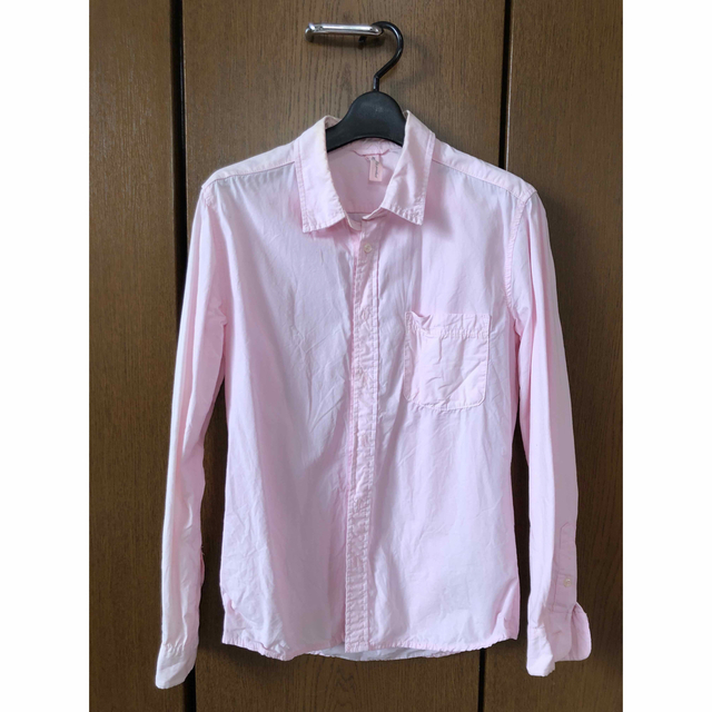 ワイシャツ　無地　ピンク　長袖　Yシャツ メンズのトップス(シャツ)の商品写真