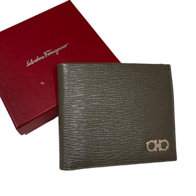 Ferragamo - Ferragamo フェラガモ 折り財布 ダブルガンチーニ