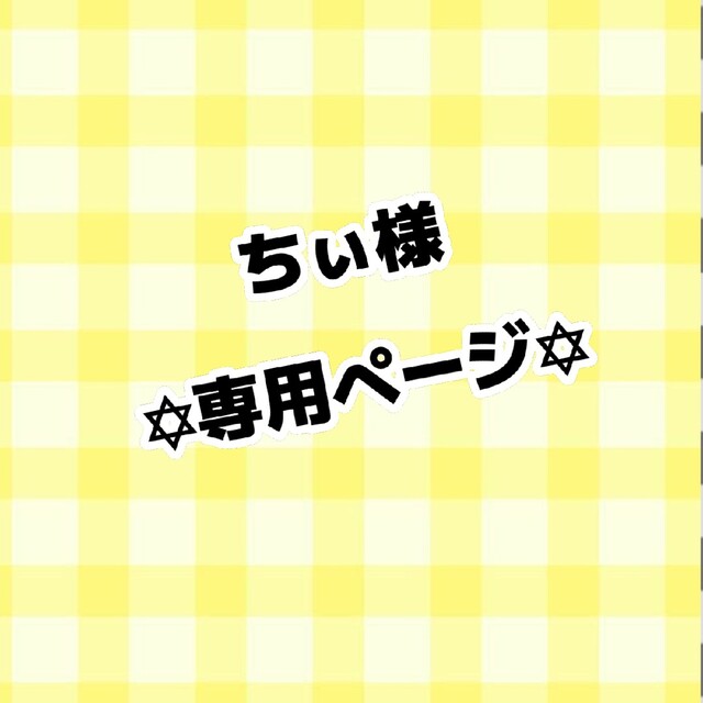 ちぃさぁい様専用