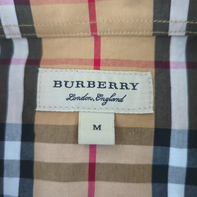 バーバリー　BURBERRY　シャツ　ノバチェック　袖　サイドライン