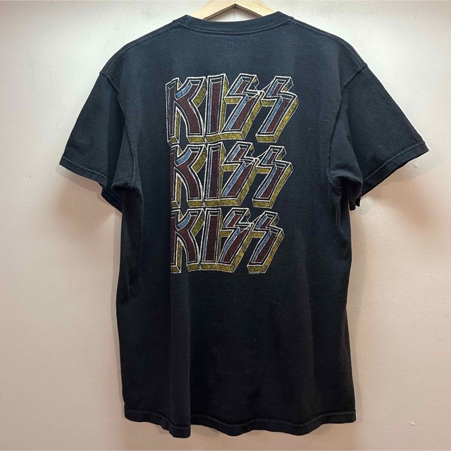 KISS キッス バンドTシャツ/ロゴ/バンT/USED/古着