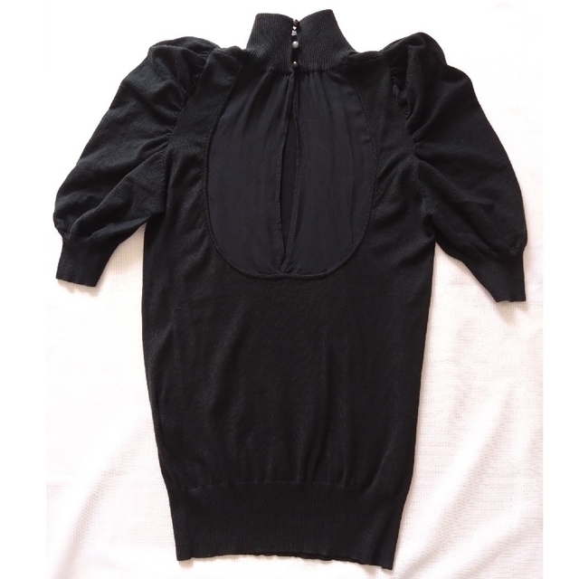 DOUBLE STANDARD CLOTHING(ダブルスタンダードクロージング)のwhite様ダブルスタンダードクロージングSov.ボリュームスリーブニット黒 レディースのトップス(ニット/セーター)の商品写真