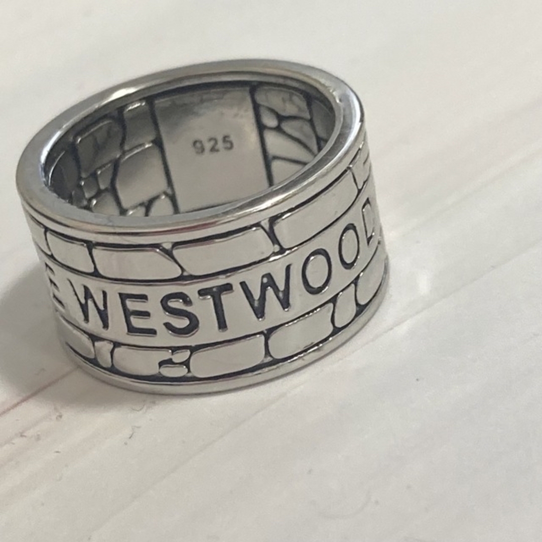 Vivienne Westwood(ヴィヴィアンウエストウッド)のヴァレリオバンドリング　シルバー レディースのアクセサリー(リング(指輪))の商品写真