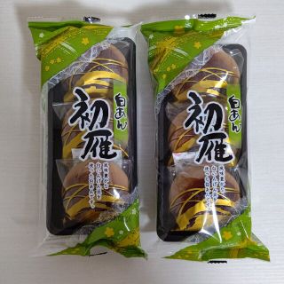 白あん 初雁／筑豊製菓／まんじゅう／饅頭／和菓子／こしあん／個包装のお菓子(菓子/デザート)