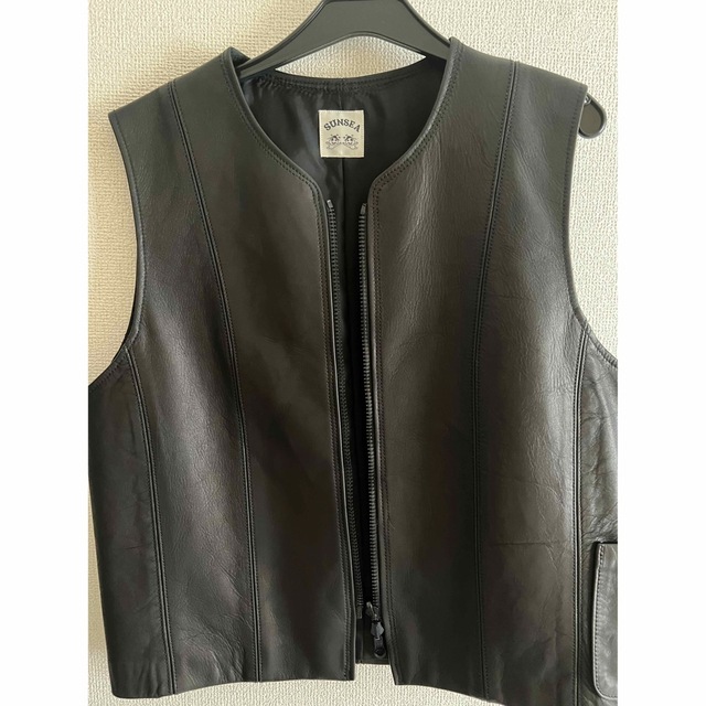 sunsea leather vest