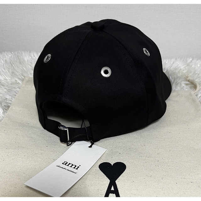 ami - 新品 AMI Paris ハートロゴ 帽子 キャップ ブラック アミパリス アミの通販 by セカイ's shop｜アミならラクマ