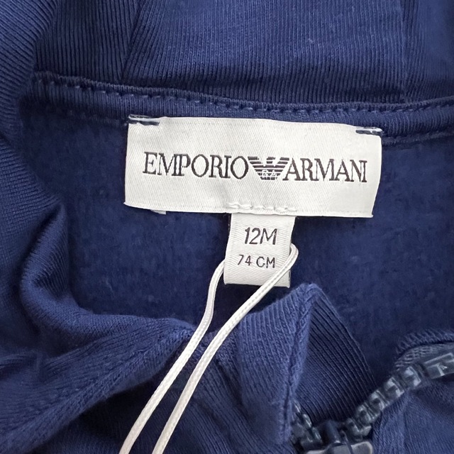 Emporio Armani - エンポリオアルマーニ 74 12M パーカーの通販 by K