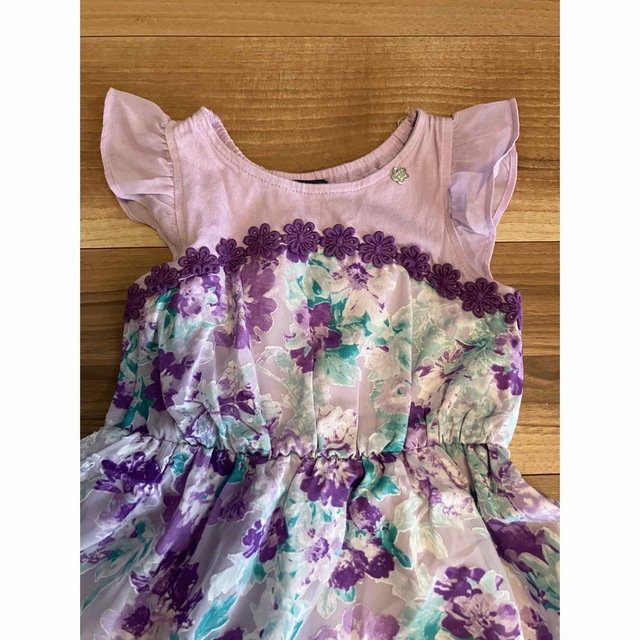 ANNA SUI mini アナスイ 100 花柄ワンピース ANNA SUI mini アナスイ 100 花柄ワンピース