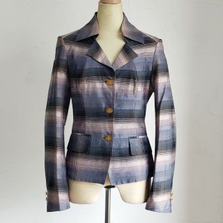 ヴィヴィアンウエストウッド(Vivienne Westwood)のヴィヴィアンウエストウッド レッドレーベル ☆ 総シルク 総柄 ジャケット 38(テーラードジャケット)