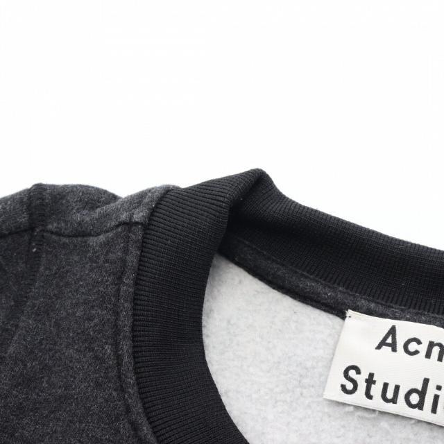 Acne Studios(アクネストゥディオズ)のALBINA オーバーサイズ スウェットシャツ クルーネック ダークグレー レディースのトップス(トレーナー/スウェット)の商品写真