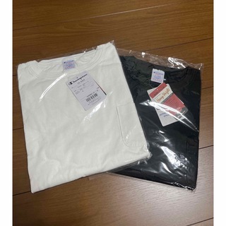 チャンピオン(Champion)のチャンピオン　T1011(ポケット有り) ホワイトブラックセット(Tシャツ/カットソー(半袖/袖なし))