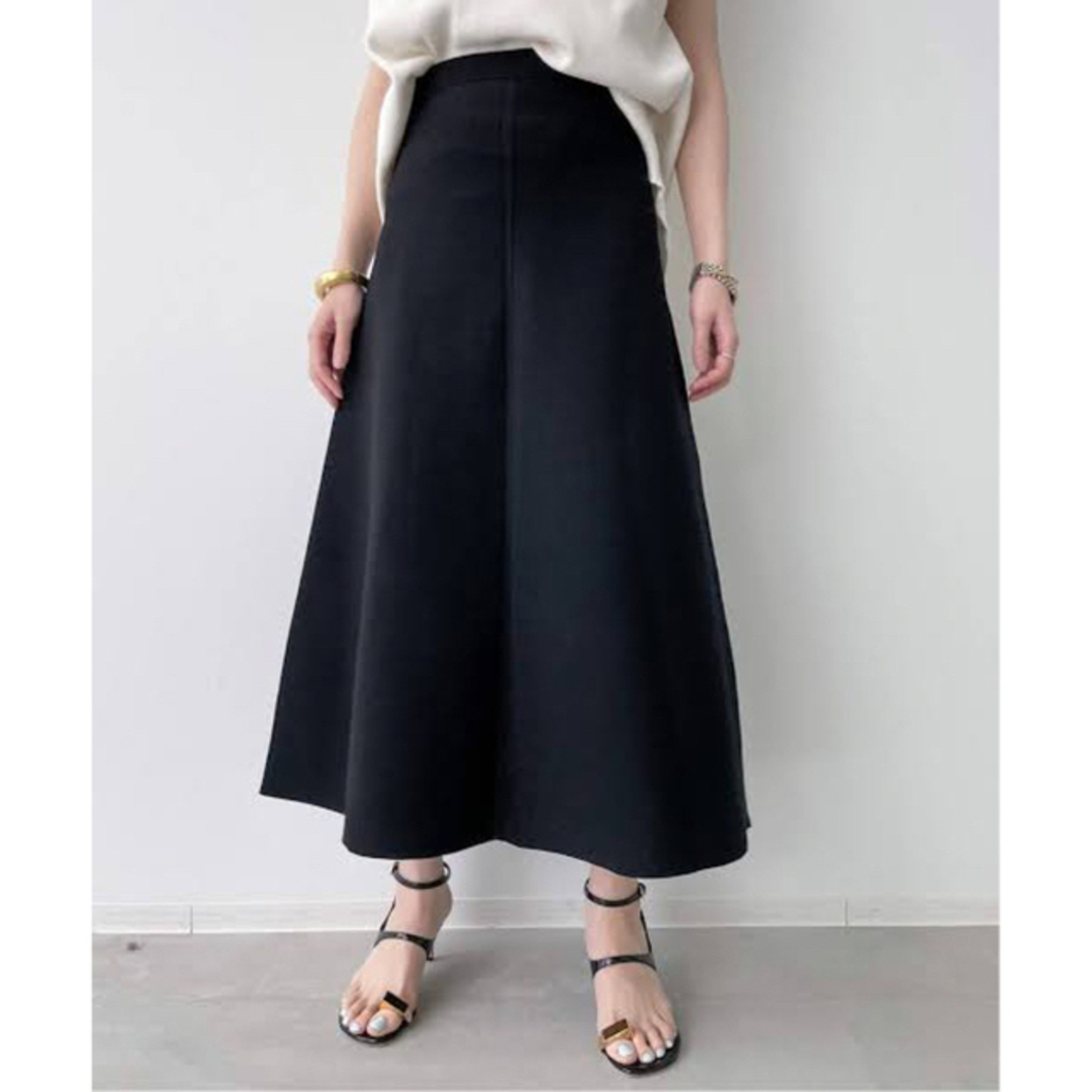 L'Appartement ♡ Knit Flare Skirt ブラック