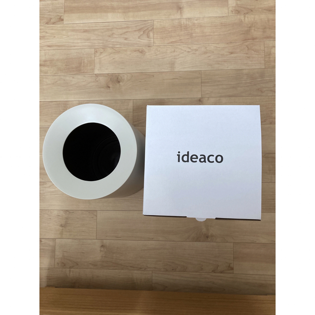 ideaco  イデアコ チューブラー  オム　ゴミ箱11.4ℓ グレー インテリア/住まい/日用品のインテリア小物(ごみ箱)の商品写真