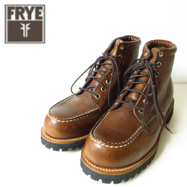 美品 FRYE フライ レザー ワークブーツ 7 1/2 約25.5㎝