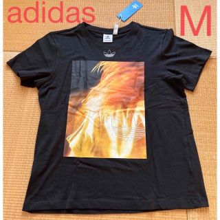 アディダス(adidas)のアディダス　Mサイズ　ブラックTシャツ(Tシャツ(半袖/袖なし))