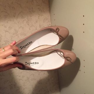 レペット(repetto)のrepetto bink beige 38.(バレエシューズ)