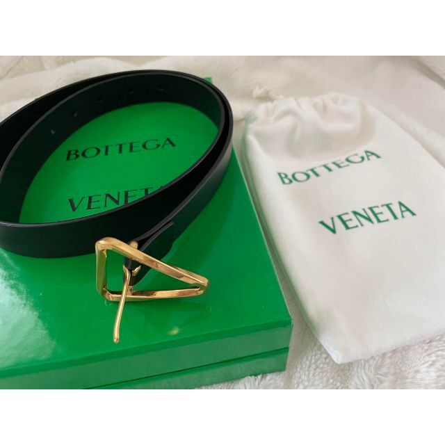 Bottega Veneta - ボッテガヴェネタ トライアングルベルト ブラック 黒 