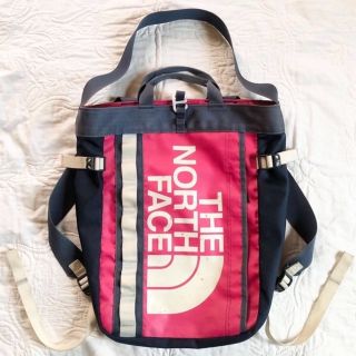 ザノースフェイス(THE NORTH FACE)のノースフェイス  3WAY ヒューズボックス　トートバッグ　リュック　ピンク　(バッグパック/リュック)