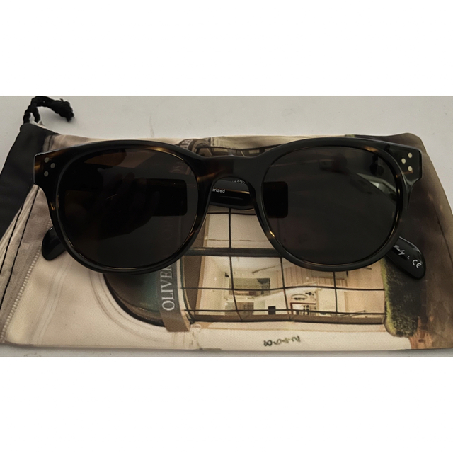 OLIVER PEOPLES オリバーピープルズ サングラス 偏向レンズ-