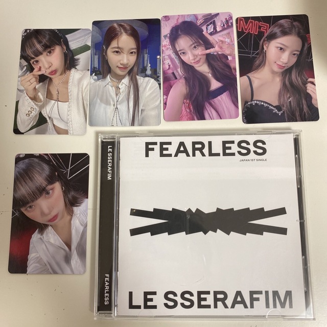 lesserafim fearless CD トレカ セット