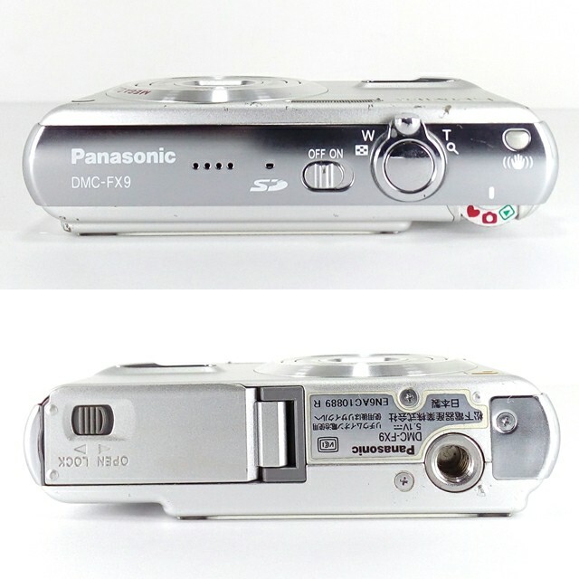 Panasonic - ☆完動品☆Panasonic LUMIX DMC-FX9☆Silver☆コンデジの
