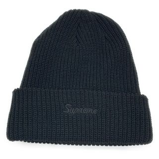 シュプリーム(Supreme)のシュプリーム 21AW ルーズゲージビーニー キャップ ブラック(ニット帽/ビーニー)