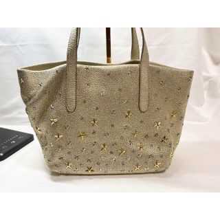 ジミーチュウ(JIMMY CHOO)のジミーチュウ　Jimmy Choo　ミニトートバッグ　星形スタッズ　ゴールド(トートバッグ)