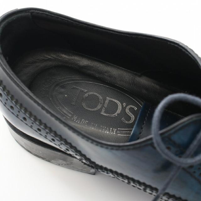 TOD'S(トッズ)の オックスフォードシューズ ドレスシューズ エナメルレザー ダークブルー ウイングチップ レディースの靴/シューズ(その他)の商品写真