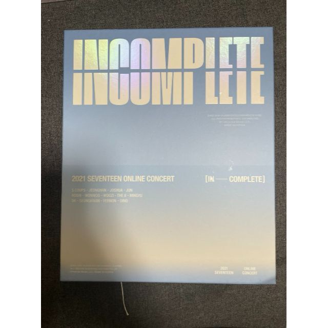 新品未使用】SEVENTEEN INCOMPLETE Blu-ray | tradexautomotive.com