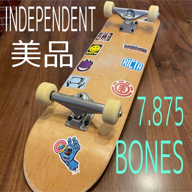 スケボー スケートボード インディペンデント BONES スケボーコンプリート | フリマアプリ ラクマ