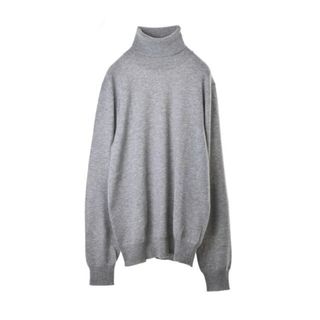 マルタンマルジェラ(Maison Martin Margiela)のMaison Margiela エルボーパッチ ウール ハイネック ニット(ニット/セーター)