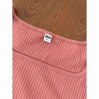 ユニクロ(UNIQLO)のユニクロ　リブトップス(Tシャツ(半袖/袖なし))