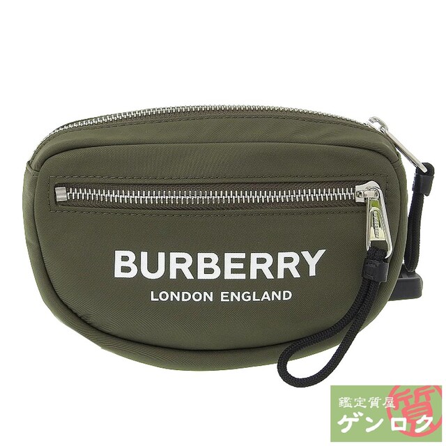 BURBERRY(バーバリー)の【中古】 バーバリー ウエストポーチ ウエストバッグ ナイロン カーキ BURBERRY【質屋】 レディースのバッグ(ボディバッグ/ウエストポーチ)の商品写真