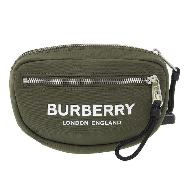 BURBERRY(バーバリー)の【中古】 バーバリー ウエストポーチ ウエストバッグ ナイロン カーキ BURBERRY【質屋】 レディースのバッグ(ボディバッグ/ウエストポーチ)の商品写真