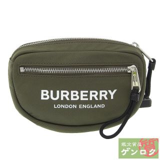 バーバリー(BURBERRY)の【中古】 バーバリー ウエストポーチ ウエストバッグ ナイロン カーキ BURBERRY【質屋】(ボディバッグ/ウエストポーチ)